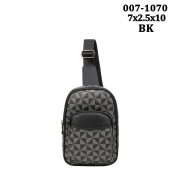 007-1070 BK MONOGRAM SLING BAG