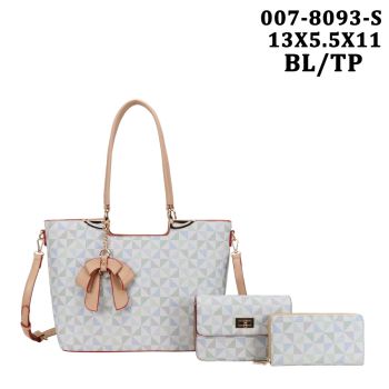 007-8093SBL MONO GLAN 3PC SETS WITH WALLET