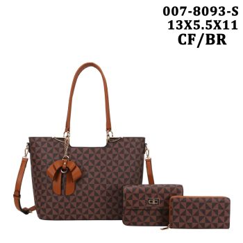 007-8093SBR MONO GLAN 3PC SETS WITH WALLET