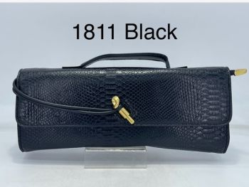 1811 BK SNAKE CLUCH BAG