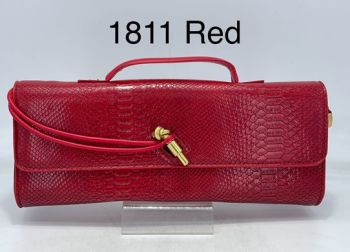 1811 RD SNAKE CLUCH BAG