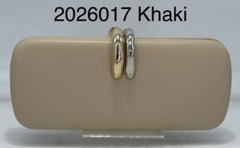 2026017 KH LEATHER CLUCH BAG
