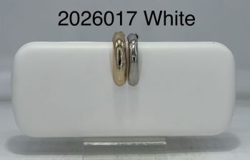 2026017 WT LEATHER CLUCH BAG