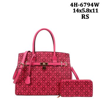 4H-6794W BG DESIGNER FASHION BAG WITH WALLET