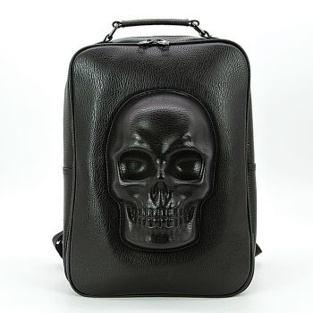 82012UB BK PROTRUDED SKULL HEAD BACKPACK