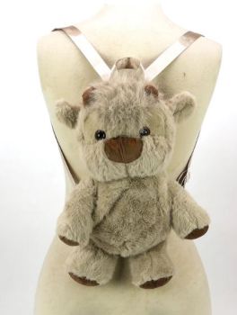 86218FR BE HIGHLAND COW PLUSHY BACKPACK