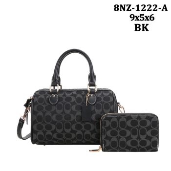 8NZ-122ABK DENIM BLUE BAG WITH WALLET