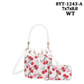 8YT-8006S WT DESIGNER SHOPPING BAG 3PC SET