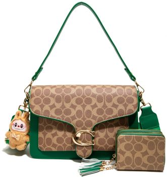 CC25512-M2 GN CROSS BODY BAG WITH WALLET