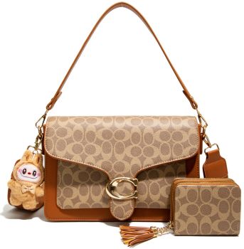 CC25512-M2 BR CROSS BODY BAG WITH WALL