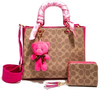 CC25530-M2 FU HANDBAG WITH WALLET SET