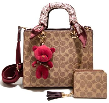 CC25530-M2 PP HANDBAG WITH WALLET SET