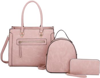 LF21022-T3 PK HANDBAG WITH BAGPACK AND WALLET