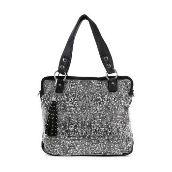 BHD-1142 BK BLING HOBO BAG
