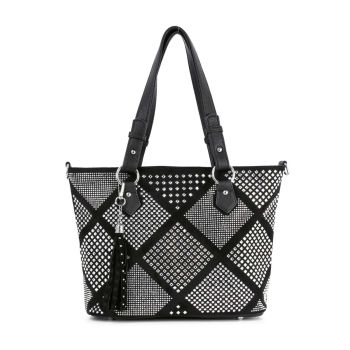 BHD-1371 BK BLING SATCHEL BAG