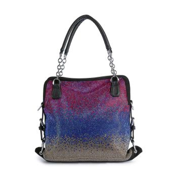 BHD-6120BK BLING HOBO BAG