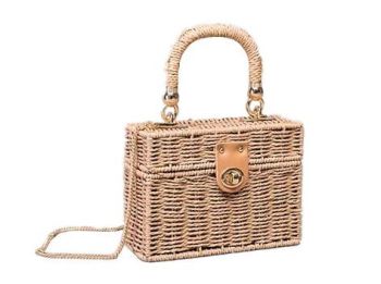 BZ-102KH CROSS BODY STRAW BAG