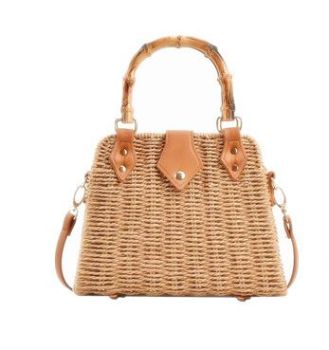 BZ-203KH CROSS BODY STRAW BAG