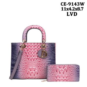 CE-9143W LVD1 RAINBOW CROCO WITH WALLET