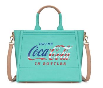 CO-HB-14-105GN Coca-Cola Printed Tote Bag 