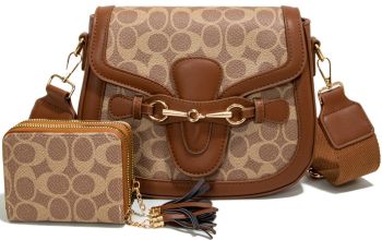 CC25521-M2 CF CROSS BODY HANDBAG WITH WALLET