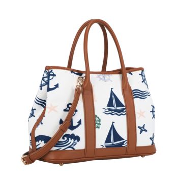 CV30186BL/BR BIG SHOPPING TOTE BAG