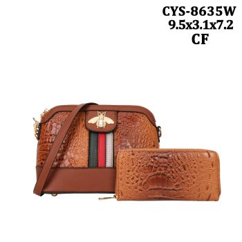 CYS-8635W CF CROCO LEATHER WITH WALLET
