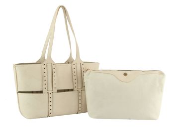 D-0754 CREM 2PC SET SHOPPING BAG 