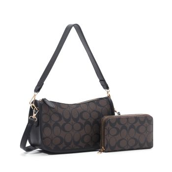 DC4835CF DESIGNER CROSS BODY HOBO WITH WALLET