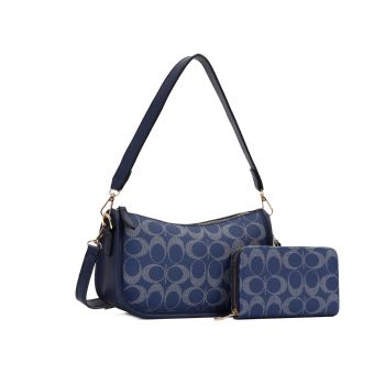 DC4835NA DESIGNER CROSS BODY HOBO WITH WALLET
