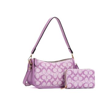 DC4835PP DESIGNER CROSS BODY HOBO WITH WALLET