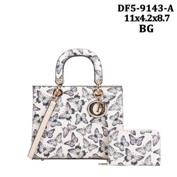 DF5-9143ABG BUTTERFLY BAG WITH WALLET