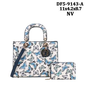 DF5-9143ANV BUTTERFLY BAG WITH WALLET