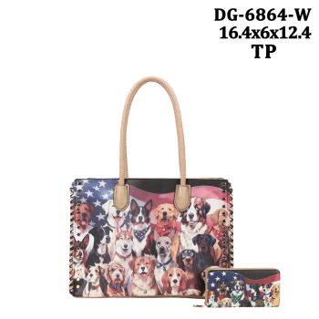 DG-6864WTP DESIGNER SHOPPING BIG WITH WALLET
