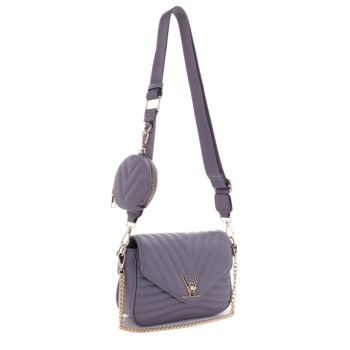 DX21042 PP DESIGNER CROSS BODY BAG WITH COINBAG
