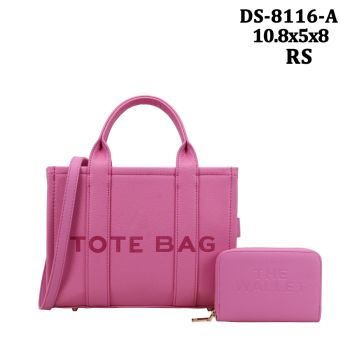 DS-8116A RS TOTE BAG  BAG WITH WALLET
