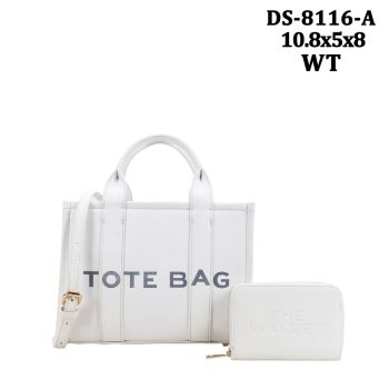 DS-8116A WT TOTE BAG  BAG WITH WALLET