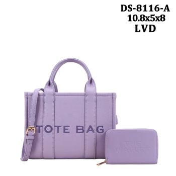 DS-8116A LVD TOTE BAG  BAG WITH WALLET