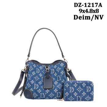 DZ-1217A DEM/NV CEOSS BODY BAG WITH WALLET