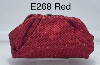 E268RD BLING CLUCH EVENNING BAG
