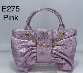 E275 PK MATALLIC EVENNING BAG