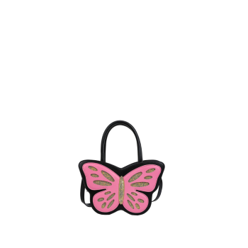 EGZ064 BK BUTTER FLY CROSS BODY BAG