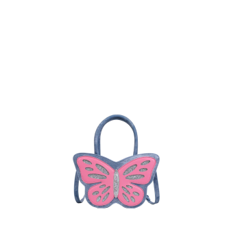 EGZ064 BL BUTTER FLY CROSS BODY BAG