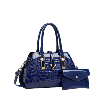 EGZ075BL PATTERN DESIGNER BAG WITH COIN WALLET