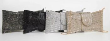 EJ6013BK BLING EVENING BAG