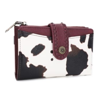 EJ60267-7C COW/BD ANIMAL WALLET