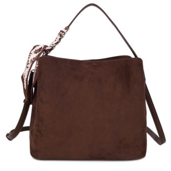 EJ60541SU CF/CF DESIGNER SUEDE CROSS BODY BAG