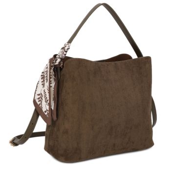 EJ60541SU OL/OL DESIGNER SUEDE CROSS BODY BAG