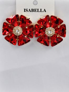 ER25351RD CRYSTAL EARRING