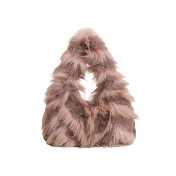 EWB171-M1 PK CROSS BODY FUR BAG